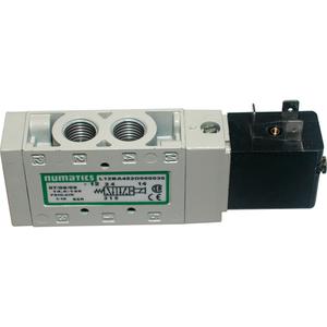 Pilot 5-Way 2-Position 4-Way Solenoid Valves - 1/4", 150 PSI, 1, 28"HG Vac., 150 PSIG, '-23
