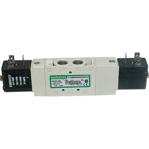 Pilot 5-Way 2-Position 4-Way Solenoid Valves - 3/8", 150 PSI, 1.7, 28"HG Vac., 150 PSIG, '-23