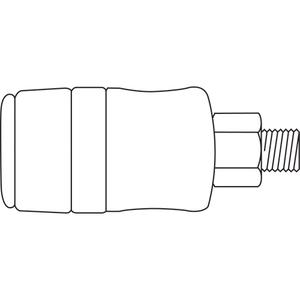 Topquik Industrial Safety Couplers - 1/2" NPT