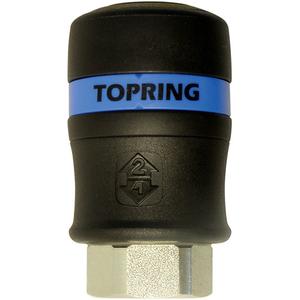Topquik Industrial Safety Coupler - 1/2", 3/8" NPT (F)