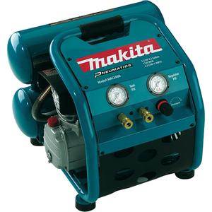 Air Compressors - 2.5 HP, 4.2 CFM at 90 PSI, Electric, 120/1, 3.3 Gal. (4 US Gal.), 130, 79, 120 V, 12.3 A,