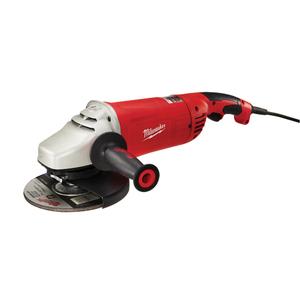 Non-Lock On Large Angle Grinder with Trigger Grip - 7"/9", 120 V, 15 A, 6000, 13.7 lbs, 5/8"-11