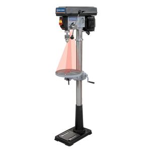 Floor Drill Presses With Laser - 13", 5/8", 3600 RPM, 24", 11-3/4", 62-1/2", 23-1/2", 45", 16, 220-3600 RPM