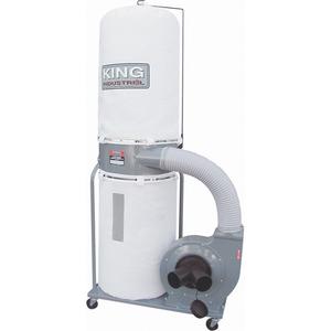 Dust Collectors - 27", 38", 80", 1200 CFM, 220 V, 2 HP, 66-77 dB, 9.5, 2, 20" x 34 1/2"