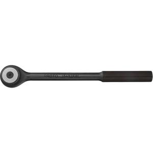 Round Head Ratchet - 9-3/8", 1/2", Plain, Full Polish, ASME B107.10M