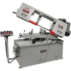 10" x 18" Variable Speed Swivel Metal Cutting Bandsaws - Round 10" and 10" x 18" Rectangular, Round 7-7/8" and 7-7/8" x 7-7/8" Rectangular, 28", 81", 48", Horizontal, (73-312 FPM) variable, 121 3/4" x 1" x 0.035"