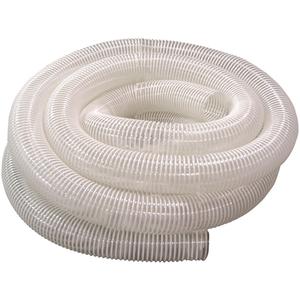 Fittings- Clear Flexible Collapsible PVC Hose - 600", 4"