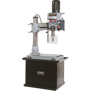 Radial Drilling Machine with Stand - 1/2", 5, 19-5/8" W x 21-5/8" L, #3 Morse, 1-1/4", 21-1/4", 38-1/2", 5-1/4"
