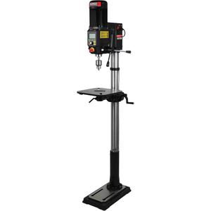 Nova Viking DVR Floor Model Drill Press - 16", 5/8", 3000 RPM, 12-5/8" W x 12-5/8" L, 12-5/8", 20", 72", 26-5/8", 46-3/4", MT #2, 60 mm