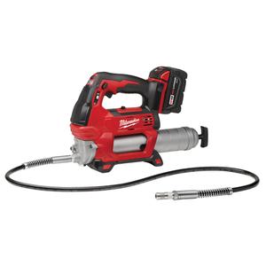 M18™ Cordless 2-Speed Grease Gun Kit - 18 V, Lithium-Ion, 10000, 14 oz., 30 minutes, 2 years, 5 years, 8.5 lbs.