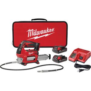 M18™ Cordless 2-Speed Grease Gun Kit - 18 V, Lithium-Ion, 10000, 10 oz/min, 14.5 oz., 5 Year Limited