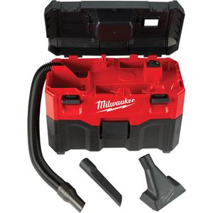 M18™ Wet/Dry Vacuum (Tool Only) - 18 V, 2 Gal., Lithium-Ion, 45, 32", 1-1/4", 5 Year Limited