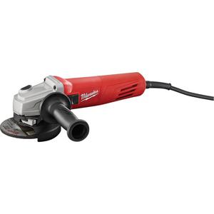 Small Angle Grinder with Slide Lock-On Switch - 4-1/2", 120 V, 11 A, 11000, 5/8"-11, 2-Wire, 8'
