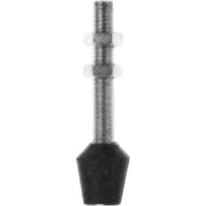 Replacement Spindles & Accessories - Flat-Tip Bonded Neoprene Caps - 1/4-20", 1.5", 1.125, 5/8", 1/4-20