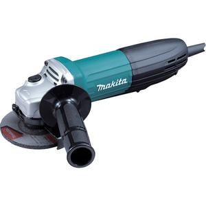 Paddle Switch Angle Grinder with AC/DC Switch - 4-1/2", 120 V, 6 A, 11000, 10-3/8", 4.2 lbs., 5/8"-11 UNC