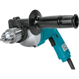 Variable Speed Drill - 1/2", 6.5 A, 120 V, 0-550, Keyed, Variable Speed Drill, Drill Chuck (763145-2), Chuck Key (763411-7A), Side Handle (122593-8), 1/2" (13 mm), 1-3/8" (36 mm), 11-1/4" (285 mm)