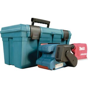Variable Speed Belt Sander - 3" W x 18" L, 5.6 A, 250-900, 10-3/8", 6 lbs., 83 dB(A), 2.5 m/s²