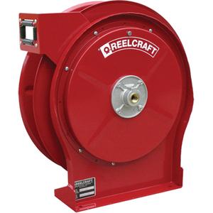Hose Reels - Single Hose, 17-5/8", 7-1/4", 16-3/4", 1/2" Dia. x 50' L, Spring, No, 3/8"