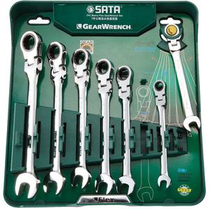 Ratcheting Combination Wrench - 12, 19-5/8", 1-1/2", Chrome, Plain, 72, Alloy Steel