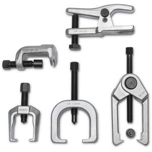 Front End Service Set - 5, Pitman Arm Puller; Universal Ball Joint Separator, Full Lifetime, Full Polish Chrome, Steel