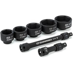 6-Piece Oil Canister Socket Set Service Kit - Full Lifetime, Black Oxide, 24mm to 38mm