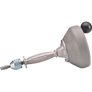 Hand Spinner with C-1IC Auger Cable #K-25-BP - Manual, Bulb, 25', 5/16"