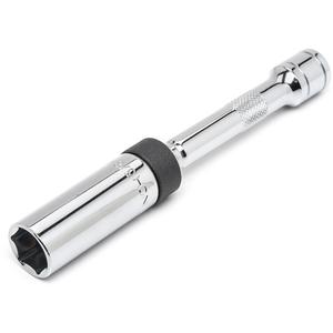 6-Point Magnetic Swivel Spark Plug Socket - 3/8", ASME B107.34; ANSI, 6", 5/8", Standard