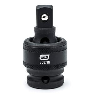 Universal Joint - 1/2", 1/2", Impact, ASME B107.2, 2.441", Full Lifetime, Manganese Phosphate