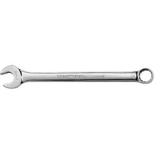 Long Pattern Combination Wrench - 12, 16", 1-1/8", Chrome, Plain