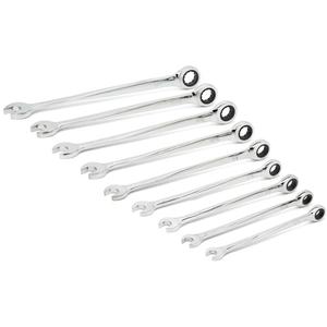 72-Tooth 12 Point XL X-Beam™ Ratcheting SAE Wrench Set - 9, Imperial, Combination, Full Lifetime, 5/16", 11/32", 3/8", 7/16", 1/2", 9/16", 5/8", 11/16"