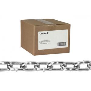 Straight Link Machine Chain - 925 lbs. (0.4625 tons), 100' (30.4 m), Not Graded, 5/0, Low Carbon Steel, Bright