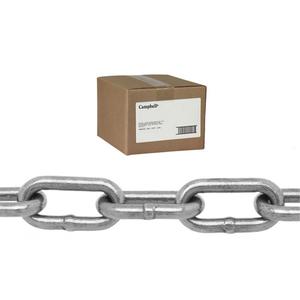 Campbell® Studio Chain - 2000 lbs. (1 tons), 100' (30.4 m), Not Graded, 6/0, Low Carbon Steel, Bright, 4 to 1, Box