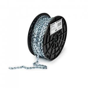 Sash Chain - 106 lbs. (0.053 tons), 100' (30.48 m), Not Graded, #35, Low Carbon Steel, Zinc Plated