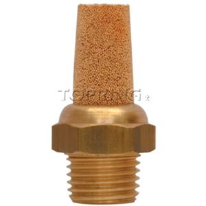 Muffler Filter - 1/2" NPT, Bronze, 116 PSI, '-10 to 250 °C, 186 SCFM
