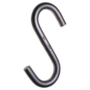 Cam-Alloy® S-Hook - Alloy Steel, 9/32", 250 lbs. (0.125 tons), Bright, 0.38"