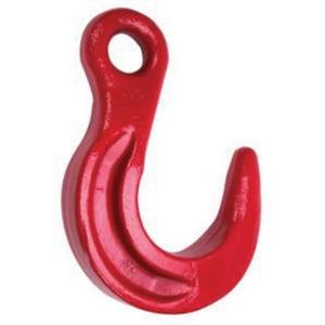 Cam-Alloy® Eye Foundry Hook - Eye Sling Hook, 1", 47700 lbs. (23.85 tons), Alloy Steel, Grade 80, Painted, Red