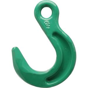 Cam-Alloy® Eye Foundry Hook - Eye Sling Hook, 1-1/4", 72300 lbs. (36.15 tons), Alloy Steel, Grade 80, Painted, Red