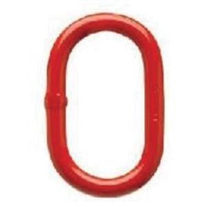 Cam-Alloy® Master Link - 102600 lbs. (51.3 tons), 2, Grade 80, Oblong, Alloy Steel, Painted, Red