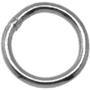 Campbell® Seven Seas Welded Rings - Bright, 2", 350, Steel, 0.25", Pail