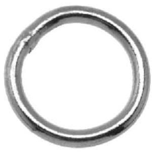 Campbell® Seven Seas Welded Rings - Bright, 7/16", 4", Low Carbon Steel, Pail, 80