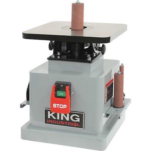 Oscillating Spindle Sander - 14-1/2", 14", 18-1/2", 7.5 A, 110 V, Single Phase, 60 Hz, 1720 RPM, 14 3/4" X 14 3/4"