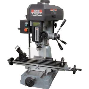 Milling Drilling Machines - 1-1/4", 12, 8-1/4" W x 28-3/4" L, 39", 43", 42", 4-3/4", 12 (150-2500 RPM), 5/8", 11 A
