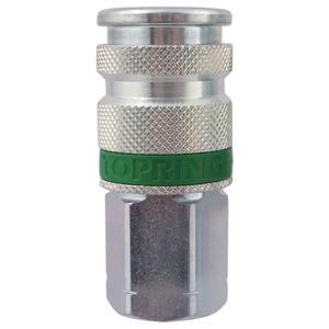 Quiksilver Ultraflo 1/4" Female Interchange Coupler - Steel, 1/4