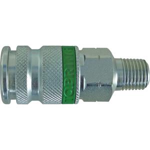 Quiksilver Ultraflo 1/4" Male Interchange Coupler - Steel, 1/4