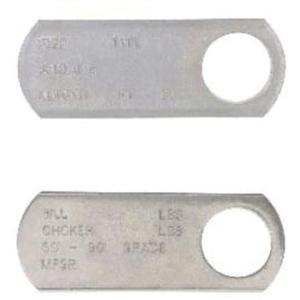 Closed Field ID Chain Tag - Solid, 1-1/16"