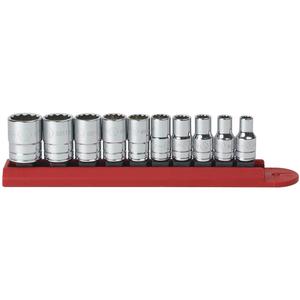 12 Point SAE Socket Set - 1/4", Hand/Standard, Standard, 10, Full Lifetime, 1/4" Drive 12 Point Standard SAE Socket 3/16", 1/4" Drive 12 Point Standard SAE Socket 7/32", 1/4" Drive 12 Point Standard SAE Socket 1/4"