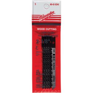 Jigsaw Blades - 3-1/8", 7/32", 8, High-Carbon Steel, U-Shank