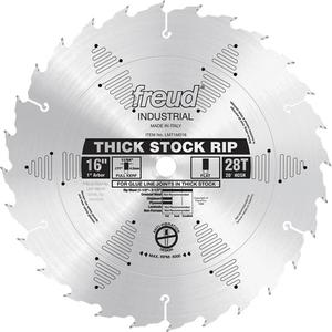 Industrial Saw Blade - Ripping - 16", 1", 28, Wood