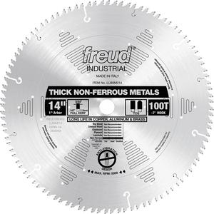 Industrial Saw Blade - 14", 1", 100, Non-Ferrous