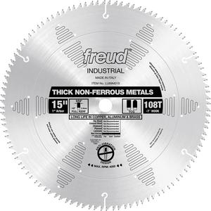 Industrial Saw Blade - 15", 1", 108, Non-Ferrous